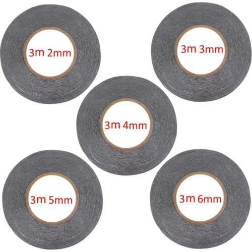 2mm 3mm 5mm Scotch 3M Double Sided Tape Sticky black for Mobile Phone LCD P