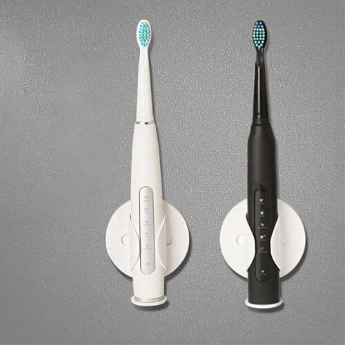 Electric Toothbrush Holder Wall-mount Stand Rack Elastic Protect Keep Dry Traceless Tooth Brush Base Bathroom Accessories