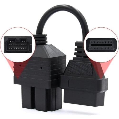 Cable 20Pin TO 16pin OBD Car Conversion Cable Square Head 20PIN for KIA