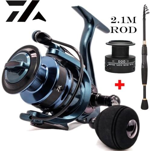 Rod and Reel Set Rod Combo Double Spool Fishing Reel Gear Ratio High Speed Spinning Reel Casting reel Carp For Saltwater