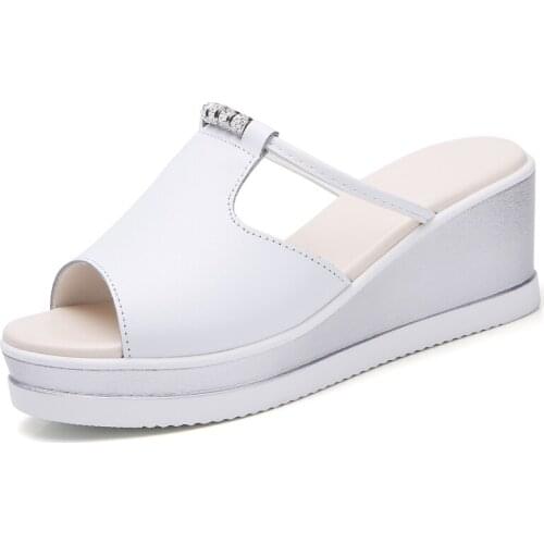 Summer Beach Sandals 2021 Womens Fashion Casual Flip Flops Outdoor Slippers Platforms Wedges Shoes Female Slippers