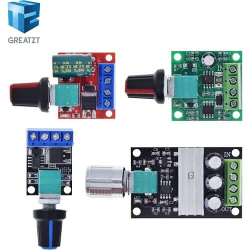 DC 1.8V-35V 2A 3A 5A 10A 30W 80W 90W PWM Motor Speed Controller Low Voltage Motor Speed Controller PWM Adjustable Drive Module