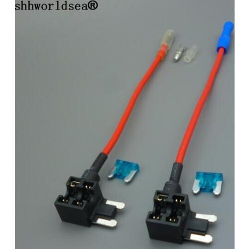 Shhworldsea 100set micro ATM Fuse Tap Adapter Circuit Wire Holder Electronic Device Car