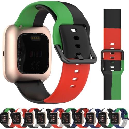 Baaletc For Fitbit Versa 1/2 lite Replacement bracelet Bands Sport Loop Soft Silicone Material for Fitbit Versa 2 Smartwatch