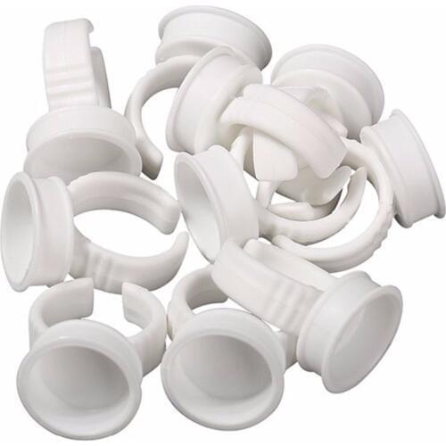 Tattoo 100 piece per lot Permanent Makeup Eyebrow Lip tattoo Pigment Container RING INK CUP