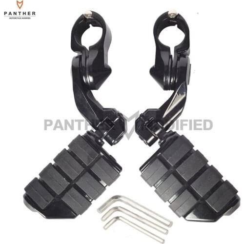 Universal 1 1/4" 32mm Motorcycle Foot Pegs Footrests Foot Boards case for Harley-Davidson HONDA KAWAKASI SUZUKI YAMAHA