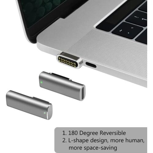2021 Newest USB C Adapter 20 Pins Magnetic Connector PD 100W Magsafe For MacBook Pro For Huawei For Samsung Charging Adapter C