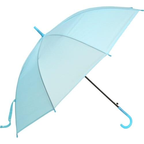Umbrella High Quality Environmental Protection Color Transparent Umbrella Straight Pole Automatic Long HandleUmbrella Windproof