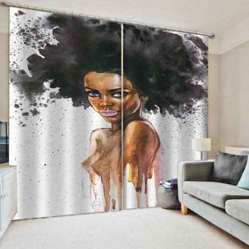 3D Blackout Curtain Oil Printing Window Curtain Living Room Bedroom Girl Photo Shower Bathroom Curtain