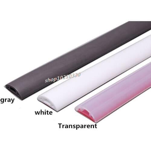 1pc 50cm-300cm Kitchen Bathroom Foldable Block water sealing strip shower threshold dam Self-adhesive silicone shower barrier