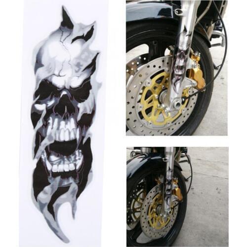 2 Pcs FORK SKULLS Stickers Electra High quality waterproof graphics Easy to install