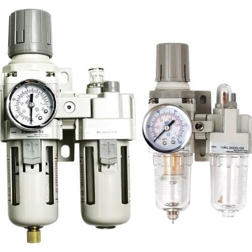 AC2010-02 AC3010-03 AC4010-04 Pneumatic Pressure Regulator Oil Water Separator Manual Drainage Compressor Air Filter Moisture