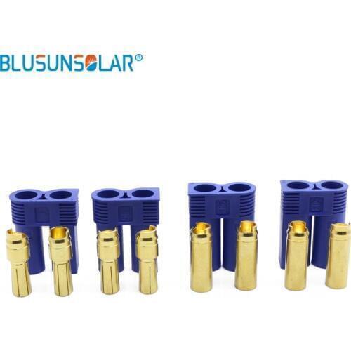 Fast shipping 2000 sets 1 Male/1 Female Connector 2 Male / 2 Female 5MM bullet Plugs adapter EC5 Style + Register