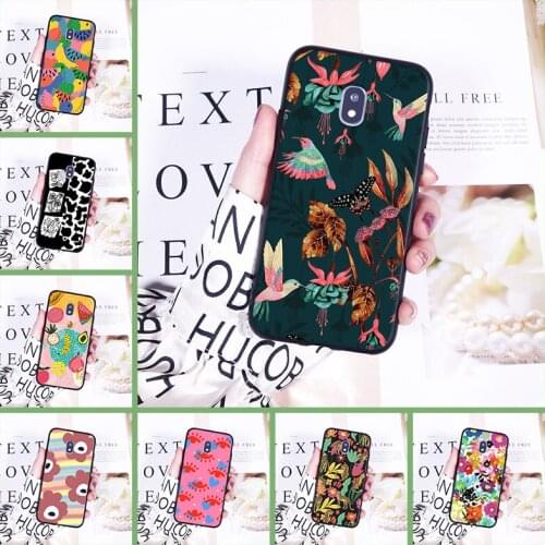 Back Cover For Samsung Galaxy J4 J6 J8 Plus J3 J5 J7 2015 2016 2017 J2 J5 J7 Prime Silicone Aesthetic Flower Pretty Phone Case