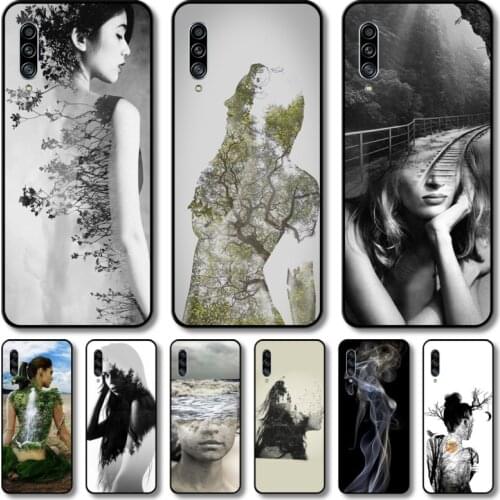 Sexy lady Phone Case Hull For Samsung Galaxy M 10 20 21 31 30 60S 31S Black Shell Art Cell Cover TPU