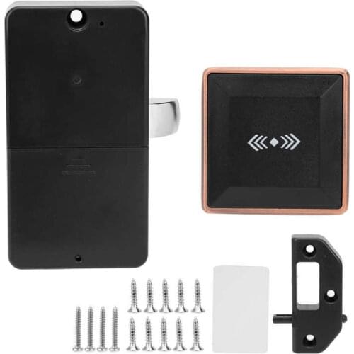 Electronic Induction Lock Smart Keyless ID Card Unlock for File Cabinet Locker Sauna