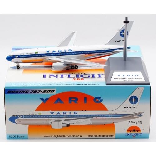 1:200 Alloy Collectible Plane Gift INFLIGHT IF762RG0521P Varig Airlines Boeing B767-300ER Diecast Aircraft Model PP-VNN