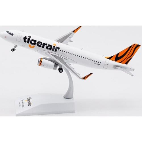 Diecast 1/200 Scale A320 9V-TRX TigerAir Singapore airline Aircraft 320 Plane Model Airplanes collectible show model Toy