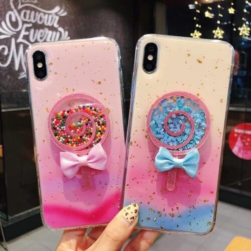 Cute Phone Case For iPhone 11 6 6s 7 8 Plus X XR XS 11Pro Max ice cream Star Smiley Clear Soft TPU For iPhone X Cover