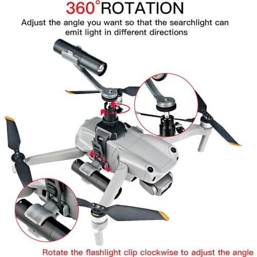 Suitable for DJI Mavic1/2/Air 2 /Air 2S/FIMI X8 SE/AUTEL EVO2 Night Flight Searchlight Set Drone Accessories