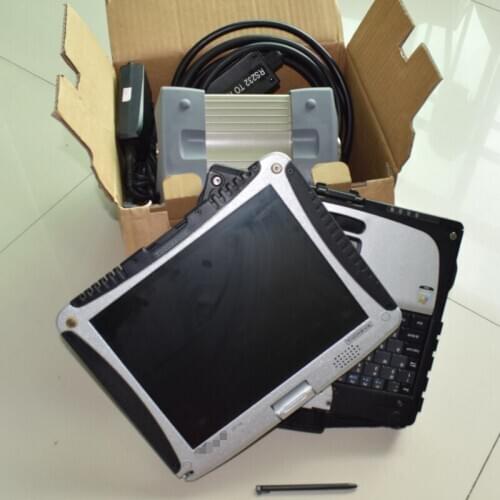 New MB Diagnostic Multiplexer Tester MB Star C3 MB star c3 full set with all cables + Software HDD+ Laptop Toughbook cf19 4G