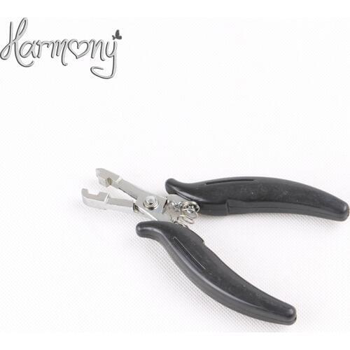 1 Pc Pliers For Hair Extensions 6MM Square Tip Hair Extension Pliers Black Handle Hair Pliers Of Hair Extension Tools