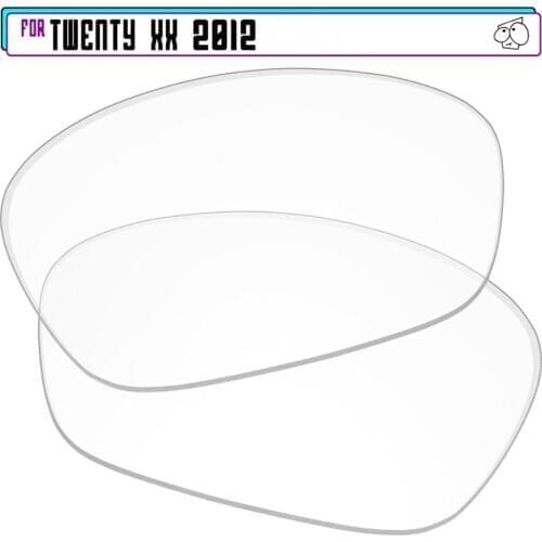 EZReplace Polarized Replacement Lenses for - Oakley Twenty XX 2012 Sunglasses - HD Clear