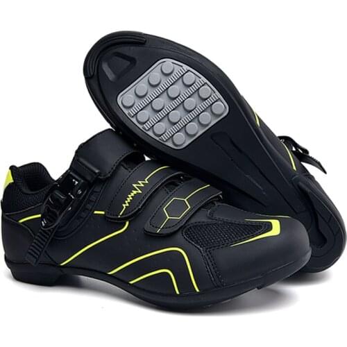 Professional Outdoor Cycling Shoes MTB Breathable Non-Locking Racing Road Bike Shoes Men Sneakers Non-Slip Cycling Bicycle Shoes