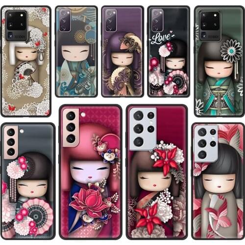 Luxury Kimmidoll Dolls Silicone Phone Case For Samsung Galaxy S21 Ultra S20 FE S7 S8 S9 Plus 5G S10e S10 Lite Bag Cover Fundas