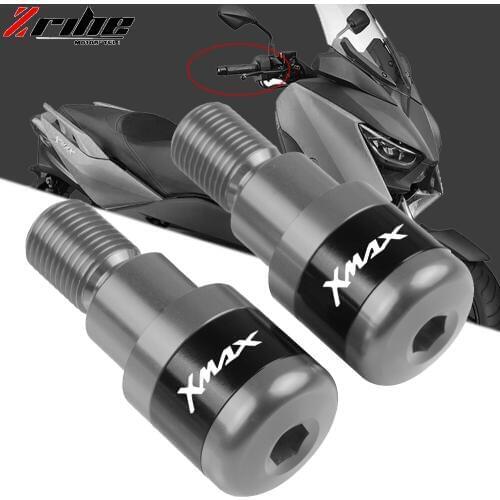 For YAMAHA XMAX 400 2013-2016 XMAX250 XMAX125 Handlebar Grips Motorcycle Accessories Bar Ends Hand Grip Handlebar End Caps
