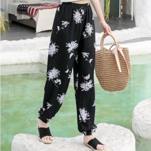 Family Matching Pants Bohemian Yoga Trousers Mom Daughter Son Clothes Baby Mother Daughter Family Matching outfits Family Look