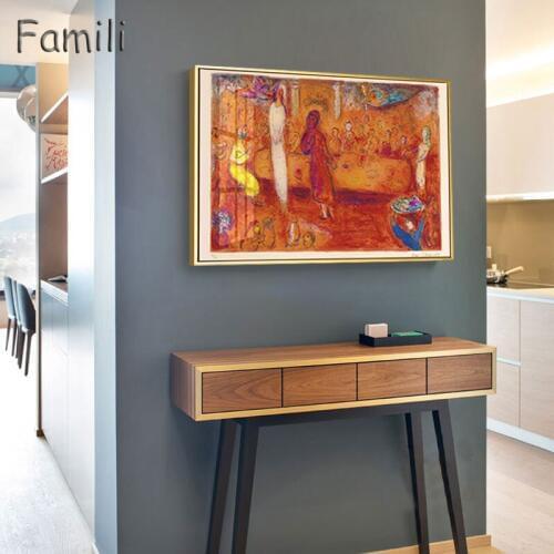 Modern Fashion Abstract Character Orange Clothing Posters And Prints Canvas Painting Art Wall Pictures for Hallway Home Decor