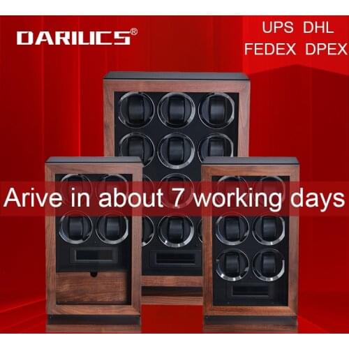 High-End Wood Watch Winders Fashion Automantic Self Winding Mechanical Watch Winder Watch Storage Display Gift Boxes