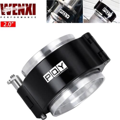 1 Piece 2.0 Clamp System Assembly Exhaust V-band Clamp Quick Release For OD Exhaust/Intercooler Pipe/Turbo