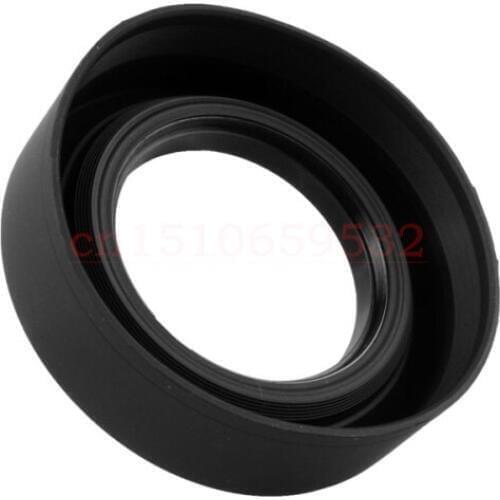 10pcs 55MM Collapsible Rubber Camera Lens Hood for DSIR Lens for all 55mm filter camera