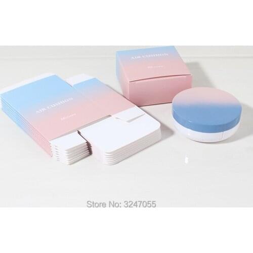 10pcs/lot Elegant Quality Empty Air Cushion Storage Box, DIY Plastic Cosmetic BB Cream Container, Top Grade Foundation Cases