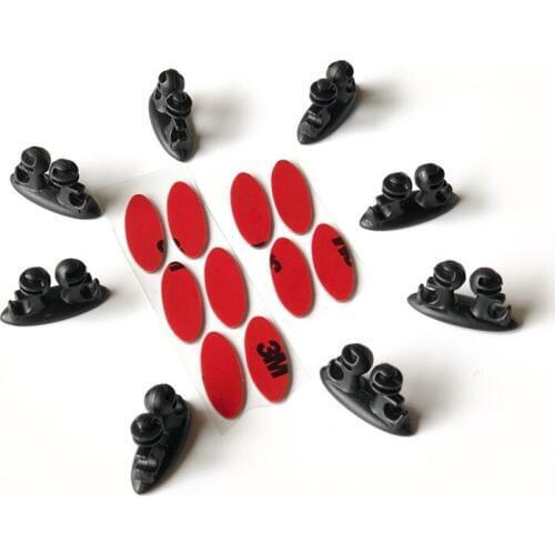 8pcs Car Wire Clip Stickers for Audi Q3 Q5 SQ5 Q5L Q7 Q8 A1 A3 S3 A4 A6 A7 S6 S7 A8 S4 RS4 A5 S5 RS5 8T 8R