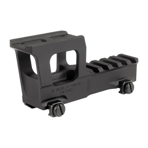 Airsoft T2 Red Dot DBAL PEQ15 Flashlight KAC Increased Mounting Base Tactical Bracket FAST Optic Riser Black
