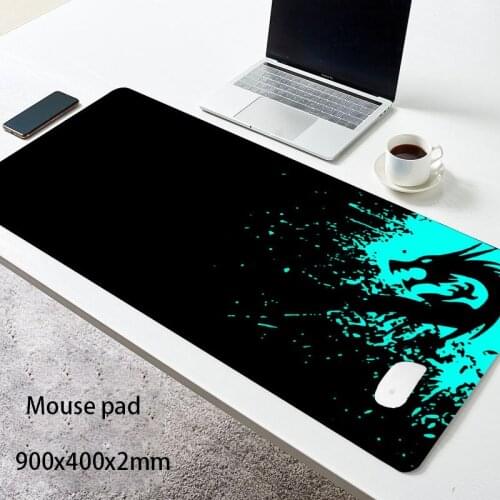 Gaming Large Mouse Pad with Stitched Edges- Extended XXL Mouse Mat with Nonslip Natural Rubber Base and Waterproof mouse pad mat