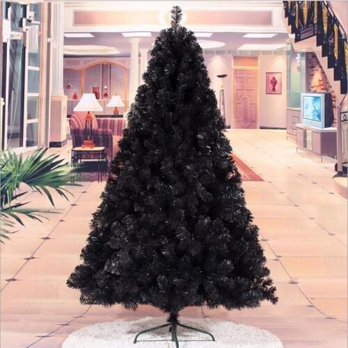 1.8 m / 180CM black Christmas tree Christmas gift encryption Christmas tree decoration and gifts Christmas decoration