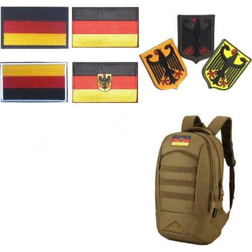 DEUTSCHLAND National Flag Of German patches Tactical GERMAN EAGLE badges For Outdoor Clothing Cap Bag coat