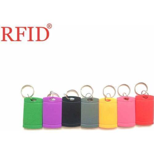 ID 125KHz T5577 Rewritable Writable Tag Keyfobs Proximity Waterproof Token Tag Badge Keychains Access Control Card Fast Shipping