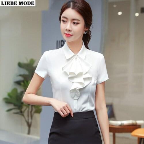 Женские короткие рубашки LIEBE MODE China At AliExpress