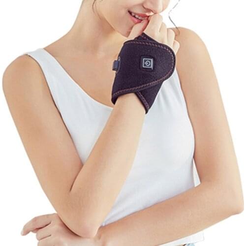 Magnetic Therapy Self-Heating Wrist Support USB Operated Hand Heated Brace Portable Heating Pad With 3 Temperature Settings