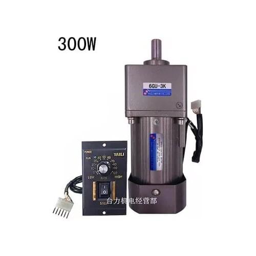 300W 6IK300RGU AC220V AC geared motor High torque Can be reversed and reversed Speed motor +speed governor