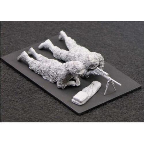 New Unassembled 1/35 modern US Sniper Team not have base soldier Resin Kit DIY Toys Unpainted resin model