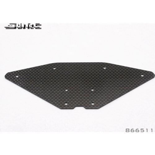 "SNRC 866511 1:8 RCAccessories 86 FRONT BUMPER BASE - CARBON FIBRE"