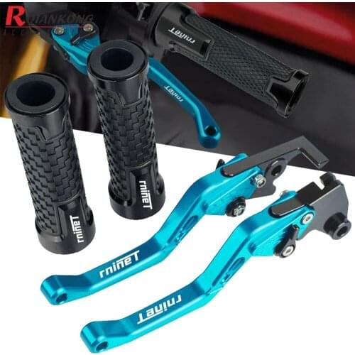 CNC Aluminum New Adjustable Motorcycle Brake Clutch Lever and Handlebar Grips For BMW RNINET Cafe Racer/Pure/Scrambler 2017 2018