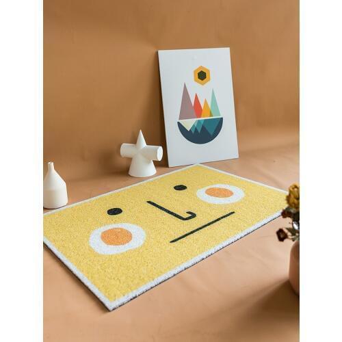 Cute cartoon INS Kitchen Accessories Doormats Carpet Non-Slip Bathroom PVC door mat Room Pad Floor Mat Home Floor Mats