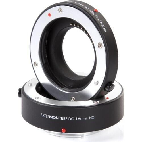 GloryStar Electronic Auto focus AF Macro Extension Tube DG 10mm+16mm Set for Samsung NX Mount